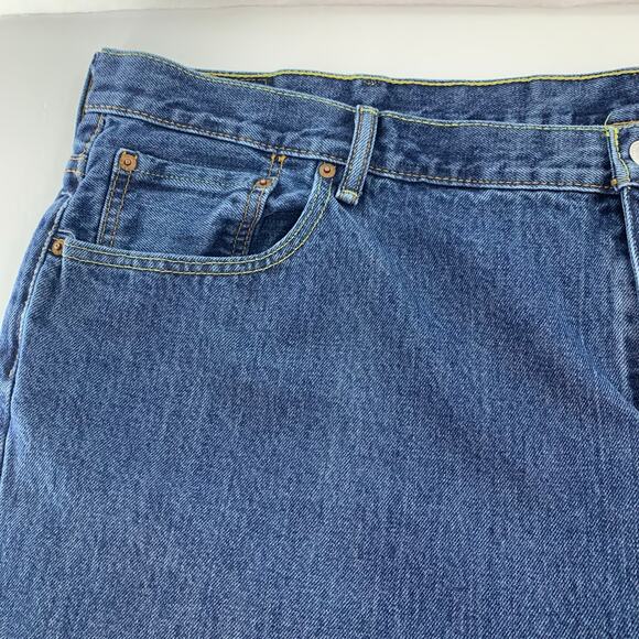 Levi’s 550 Relaxed Fit Big & Tall Men's Jeans Tag Size 52 x 30 - Picture 8 of 12